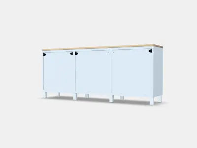 BESTA Storage combination with drawers 5 Low-poly 3D model