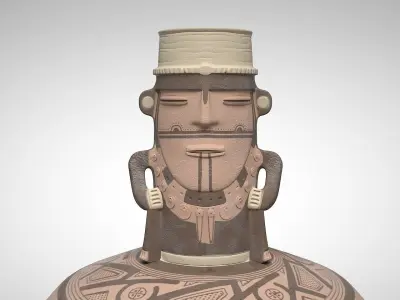 Anthropomorphous jar 3D model