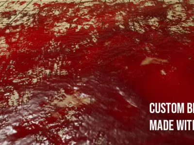 Blood Decals Pack Unreal Engine Texture
