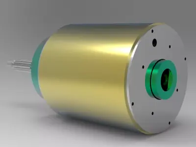 Marine Brushless DC motor 30 kw 3D model