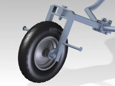 KITE BUGGY Free 3D model