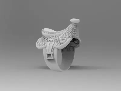 anillo silla de montar  3D print model