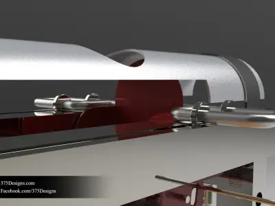 Manual Tennis Ball Server Free 3D model
