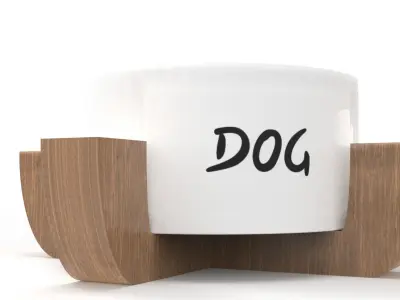 PET BOWL 02 Low-poly 3D model