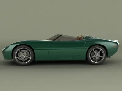 Jaguar XK 180  Concept 3D model
