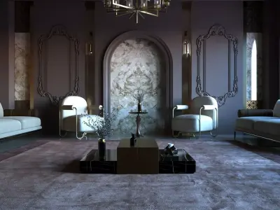 Interior - Livingroom - 080323 3D model