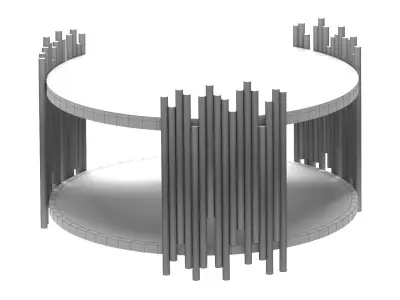 ACME Tanquin Coffee Table set 3D model