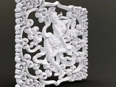 Secret Garden Ornament 3D print model