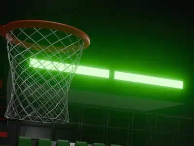 Bassketball Stadium Free 3D model