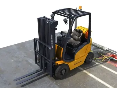 Forklift truck 3D model
