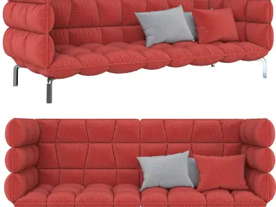 B B ITALIA HUSK SOFA 3d model Low-poly 3D model