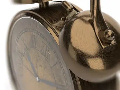 Alarm Clock Low-poly 3D model