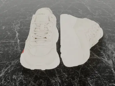 GUCCI RHYTON 3D SHOES Low-poly 3D model