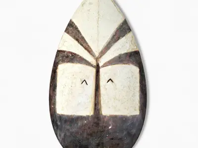 Adouma Mask Gabon 3D model