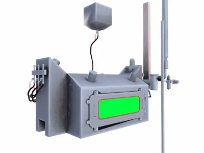 Soap Melting Machine Low-poly 3D model