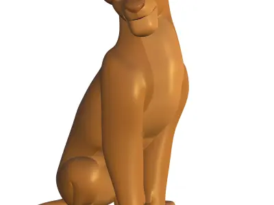 Sarabi Lion King Model Low-poly 3D model