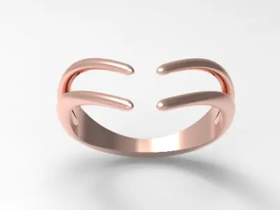 Minimal ring Ready for 3d printing 3dm stl 3D print model