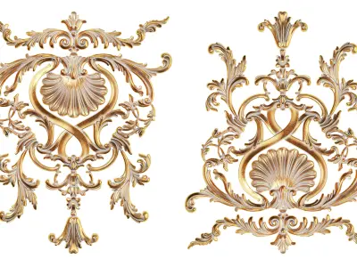 Classic carved 196 3D model