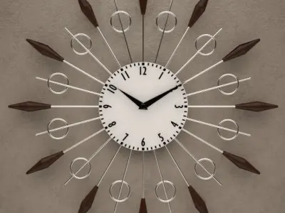 Arrow Style Wall Clock 15 3D model