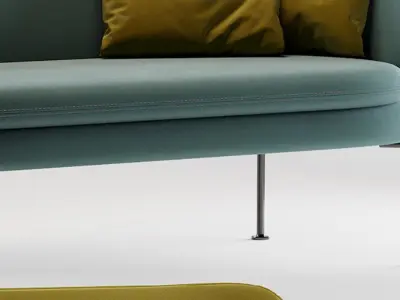 double Modern sofa 3D model