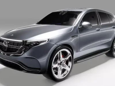 Mercedes Benz EQC 2024 3D model
