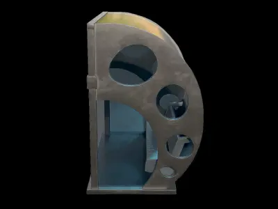 Game Ready Bus Stop 23 Low-poly 3D model