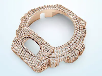 G Shock DW 6900 Watch Diamond Watch-Case  3D print model