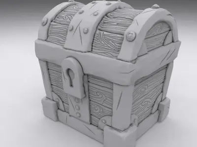 A set of chests 3D print model