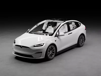 Tesla Model X Plaid 3D model