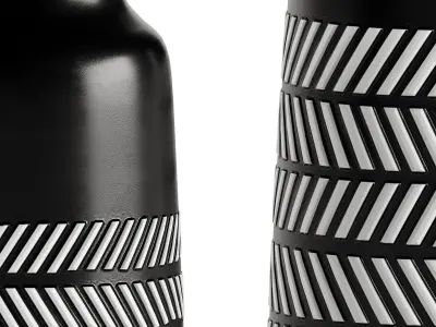 TERESA Black and White Vase Collection 3D model
