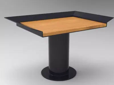 Rigga Stool Low-poly 3D model