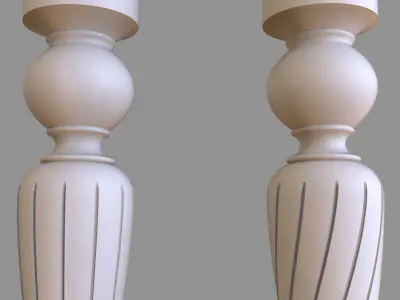 Furniture Table Leg 3D model