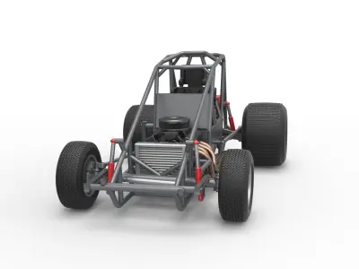 Super rod Base Scale 1 to 25 3D print model