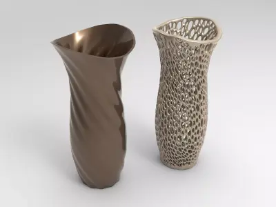 Vase Voronoi 94 3D print model