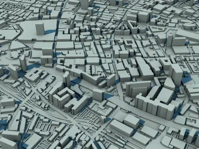 Manchester City England United Kingdom 3D print model