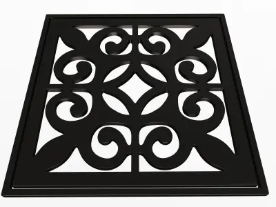 Sinkhole Ornamented 01 Low-poly 3D model