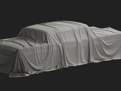 Retro Car Cover 05 3D model