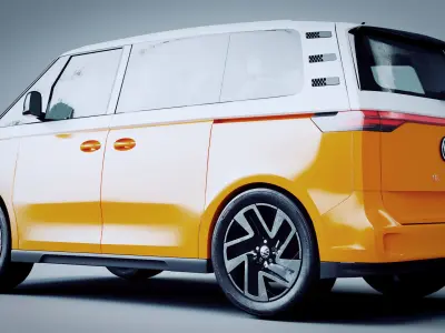 volkswagen id buzz 3D model by guillermino