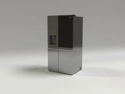 Simple LG Fridge Free 3D model
