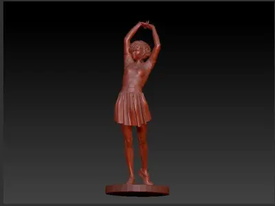 Sports Girl  3D print model