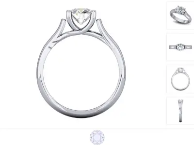 Women ring 3dm stl render detail 3D print model order