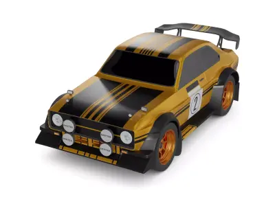 Rally Car 3D model