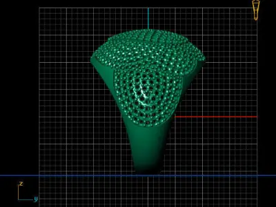 Women Stone Rings Diamond 3D print model 11
