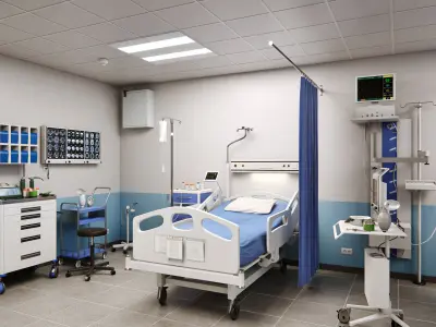 Archinteriors for UE vol 14 - hospital scene 3D model