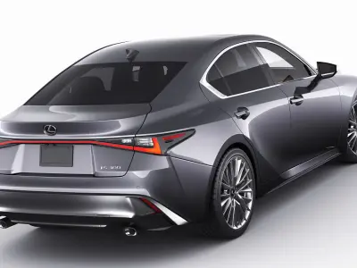 Lexus IS300 2021 3D model
