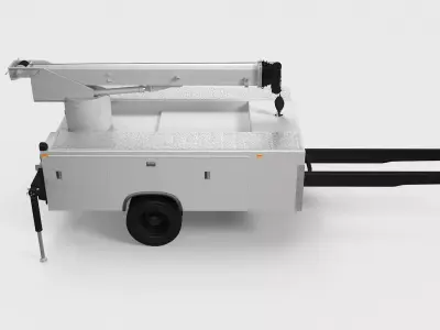 Service Truck Shell 3D model