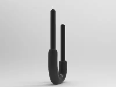 Loj Candle Holder Low-poly 3D model
