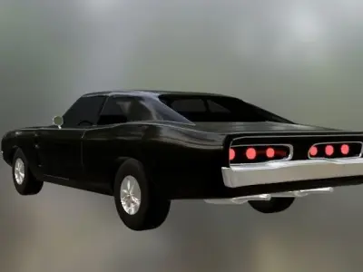Dodge Charger RT 1969 3D model