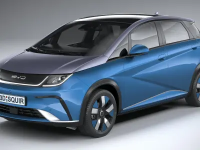 BYD Dolphin 2025 3D model