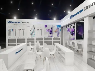 14x8 Exhibition Stand Design  3D model